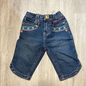 Baby Phat Blue Denim Kids Shorts 18M